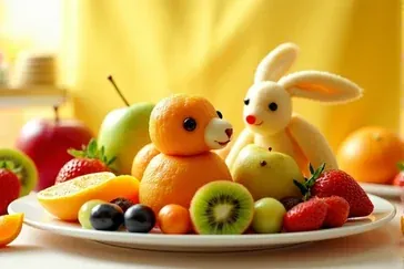 Zwierzęta z owoców na talerzu – kreatywne pomysły i korzyści dla dzieci