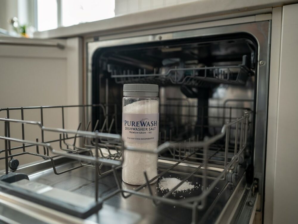 sól do zmywarki w opakowaniu